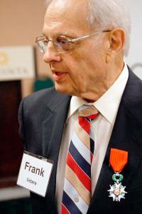 Frank Vetere was recently awarded the medal from the National Order of the Legion of Honor.