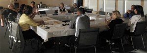 Members from the Federal Way and the Des Moines city councils met July 7 to discuss areas for potential partnerships. The cities are looking to identify ways to maintain public services and possibly cut costs as their respective budget processes approach.