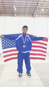 Thomas Jefferson freshman Kiel Hicks finished with a silver medal at the 2011 World Junior Karate Championships in Malaysia in the male cadet kata division.