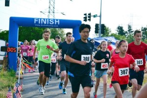 Runners finish the race strong at the Apple Festival & Run on Aug. 2.