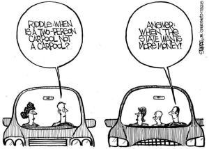 When is a two-person carpool not a carpool?
