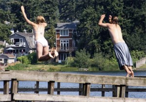 Steel Lake is a popular destination when the weather is hot in Federal Way. The park is located at 2410 S 312th St.