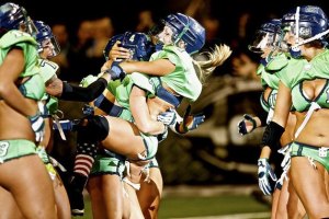 In the first Lingerie Football League Pacific Cup