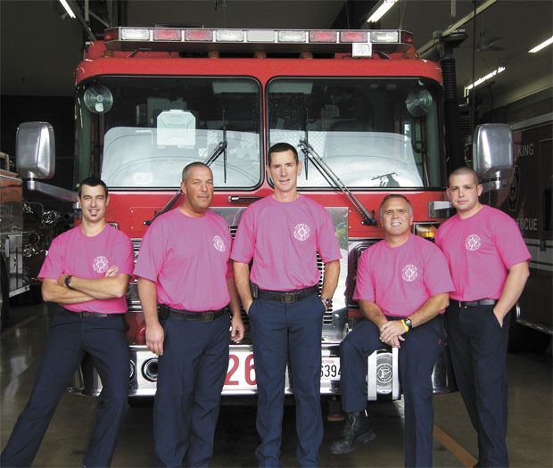 South King Fire and Rescue firefighters (from left) Brad Chaney