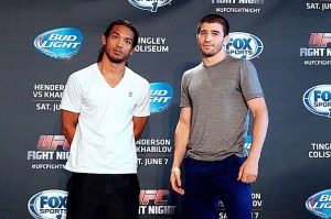 Benson Henderson (left)