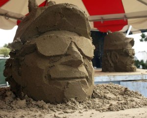The Quicksand competition is a new feature at this year's sand sculpting tournament in Federal Way.
