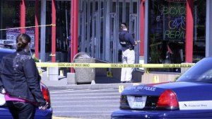 Scene of a fatal shooting Wednesday at SW 336th Street and 21st Avenue SW in Federal Way.