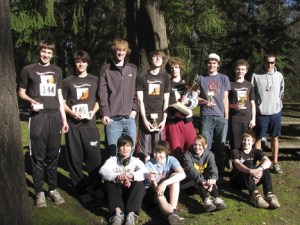 Members of the Thomas Jefferson Orienteering Team recently won the varsity state championship at Dash Point State Park.