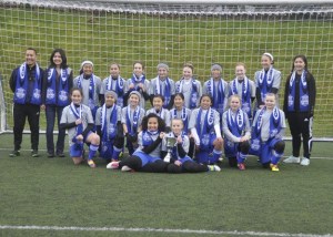 The under-12 Miyahara Strikers of the Federal Way Football Club won the Recreation Cup state championship Sunday at Starfire Sports Complex with a 2-0 win in the title match.