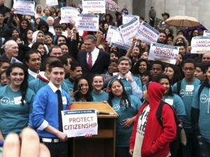 Thomas Jefferson and Federal Way high schools rallied together Feb. 6 in Olympia.