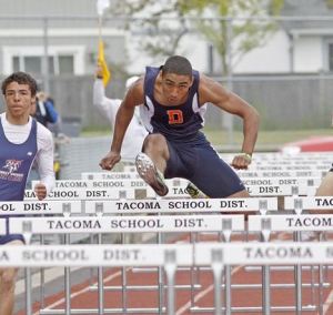 Decatur senior Drew Thompson is one of the better all-around athletes in the SPSL 3A Division. He ran the hurdles at state a season ago.