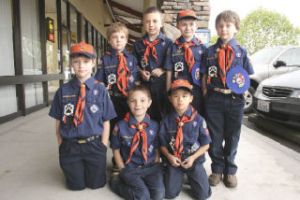 Members of Tiger Scout Pack 307 visited The Mirror’s office June 6 to learn more about newspapers.