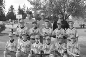 The Federal Way Knights 10-and-under team won the Blast Baseball Tournament last weekend