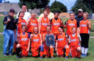 The 12U Washington Phoenix Fastpitch Team