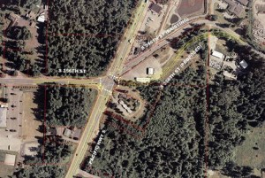 A map showing the improvements for the South 356th Street/Pacific Highway South intersection in Federal Way.