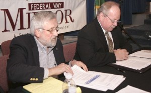 Jim Burbidge and Jerry Vaughn