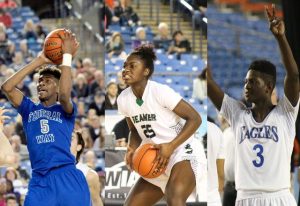 From left to right: Jalen McDaniels