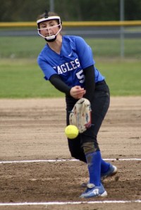 Melissa Mateus pitched all seven innings giving up six hits