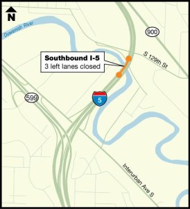 Final weekend of freeway closures includes I-5 and SR 167