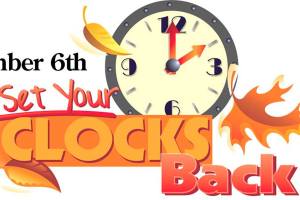 DST ends at 2 a.m. Sunday