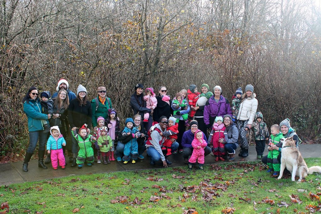 Nearly 20 children and their parents attended the Candy Cane Hike. RAECHEL DAWSON, the Mirror