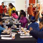 Rotarians help children shop for presents