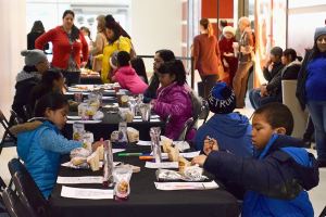 Rotarians help children shop for presents