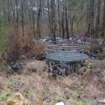 The location of the fire was the spot of a homeless encampment on Monday, Jan. 16. Courtesy of South King Fire and Rescue