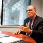 Gov. Inslee discusses education, science and Trump with media