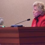 The Federal Way City Council held a public hearing on Tuesday on whether to incorporate a Transportation Benefit District. Many, including Linda Kochmar, spoke out against the potential car tab fees that would come with it. Photo courtesy of Bruce Honda