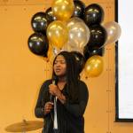 A student sings during the sixth annual Martin Luther King, Jr. Day event held at Todd Beamer High School. RAECHEL DAWSON, the Mirror