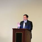 Mayor Jim Ferrell speaks at the sixth annual Martin Luther King, Jr. Day event in Federal Way. RAECHEL DAWSON, the Mirror