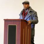 Advancing Leadership CEO Lawrence Garrett speaks at the Martin Luther King, Jr. Day event. RAECHEL DAWSON, the Mirror