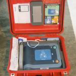 The Federal Way Police Department has 16 automated emergency defibrillators, all stored in patrol cars, so officers can respond to CPR in progress calls. Courtesy Federal Way Police Department