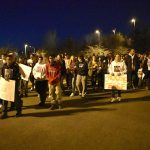 A peace walk was held on Monday evening to remember Wesley Gennings, who was killed one year ago on Monday. RAECHEL DAWSON, the Mirror