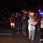 Federal Way police escorted the peace walk. RAECHEL DAWSON, the Mirror