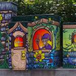 Murals adorn utility boxes around Federal Way. Courtesy of city of Federal Way