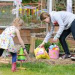 Easter egg hunting fun