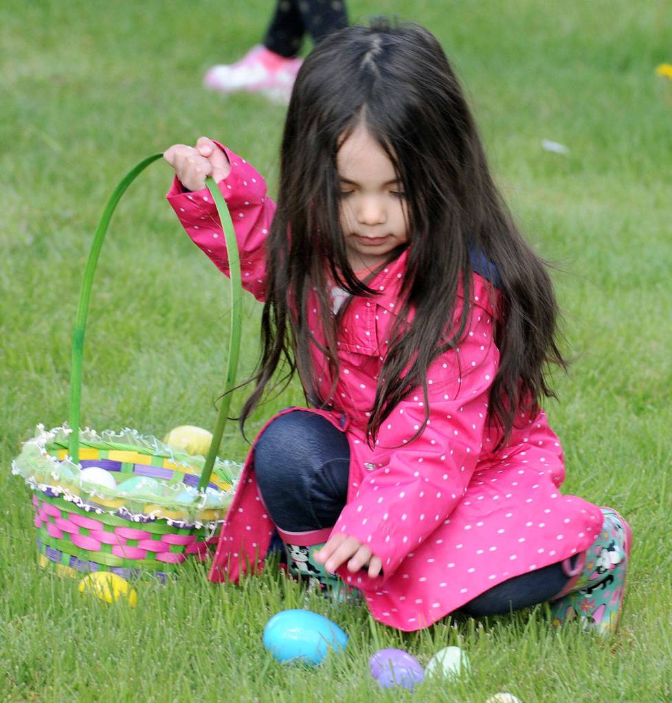 Easter egg hunting fun