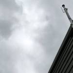 This antenna at Sacajawea Middle School in Federal Way is among 24 noise monitors installed in the area by the Port of Seattle to track noise from overhead aircraft. Sacajawea is located at 1101 S. Dash Point Road near the Marine Hills neighborhood, where residents have long dealt with commercial aircraft noise from Sea-Tac Airport. ANDY HOBBS, the Mirror