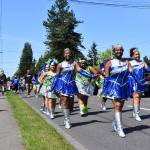 The Washington Diamonds Drill team led the march down South 288th Street. RAECHEL DAWSON, the Mirror