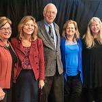 Rotarians Cindy Ducich, Julie Hiller, Christopher Stone, Linda Staples, Monna Lux and Federal Way Public Schools Deputy Superintendent Dr. Dani Pfeiffer celebrate Rotary&rsquo;s contributions to the school district at the 2017 Washington Association of School Administrators Recognition Awards recently. Courtesy Federal Way Public Schools