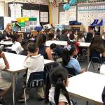 Federal Way Public Schools elementary schools are over capacity across the district. Due to overcrowding, this classroom at Wildwood Elementary holds two kindergarten classes, with up to 42 students, two teachers and one paraeducator. Courtesy of Federal Way Public Schools