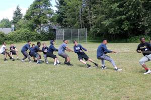 Decatur basketball helps during Silver Lake Elementary Field Day event