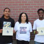 Middle school honors recipients of the Wesley Gennings Inspirational Athlete award