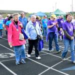 Cancer survivors and supporters walk the track at the 2016 Federal Way Relay for Life event. This year&rsquo;s fundraiser for the American Cancer Society will take place from 11 a.m. to 11 p.m. Saturday at Saghalie Middle School. Courtesy Bruce Honda