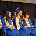 The TAF Academy class of 2017 listens to a speaker during the graduation ceremony Saturday at the Tacoma Dome. Photo courtesy Federal Way Public Schools