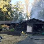 Fire destroys Federal Way home Wednesday morning
