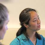 Decatur High School student Sarah Cho participates in an activity during the MultiCare Nurse Camp last week at Tacoma General Hospital. Cho was one of more than 100 area students to explore a career in nursing at the week-long camp. Courtesy Mark Klaas, for the Mirror