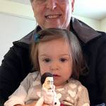 Franke Kline with his granddaughter. Contributed photo